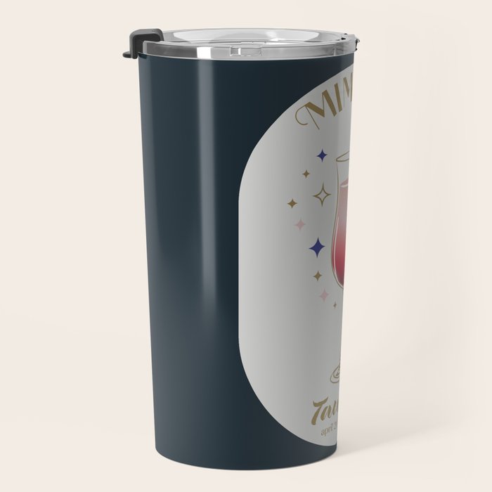 Mimosa Cocktail Zodiac Sign Travel Mug Gallery Image 3