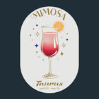 Mimosa Cocktail Zodiac Sign Coffee Mug Gallery Image 2