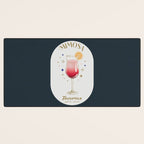 Mimosa Cocktail Zodiac Sign Desk Mat Gallery Image 3