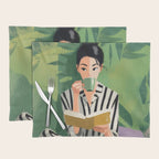 Morning Muse in Stripes Placemat Gallery Image 1