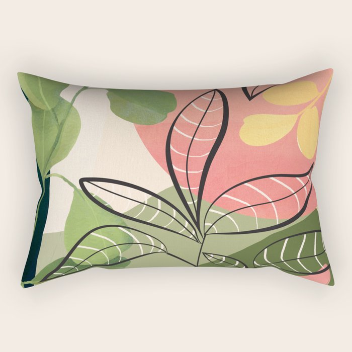 Peaceful Garden Feelings 02 Rectangular Pillow Gallery Image 2