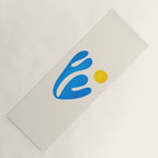 Blue Leaf & Sun: Matisse Paper Cutouts I Yoga Mat Gallery Image 1