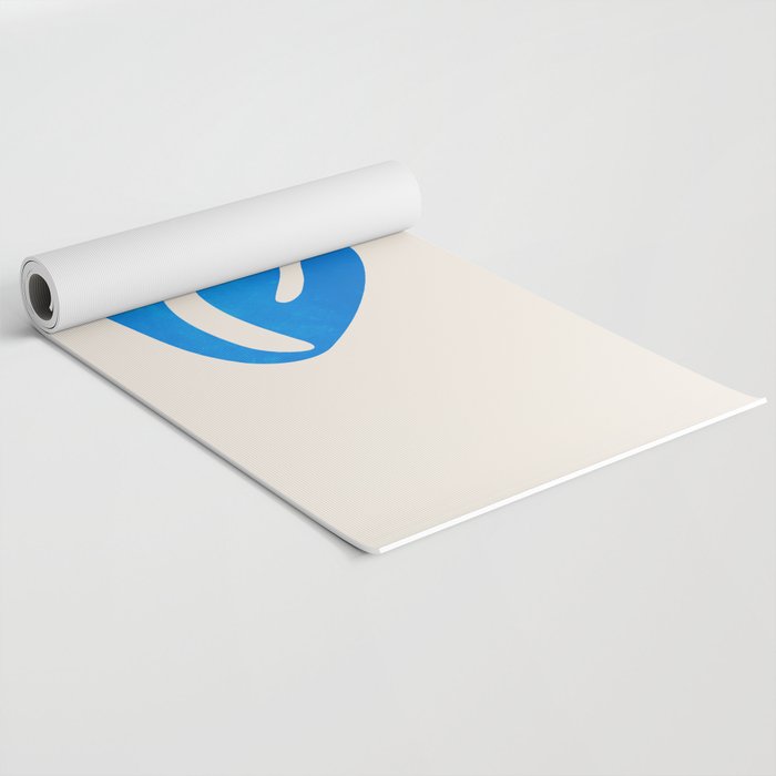 Blue Leaf & Sun: Matisse Paper Cutouts I Yoga Mat Gallery Image 2
