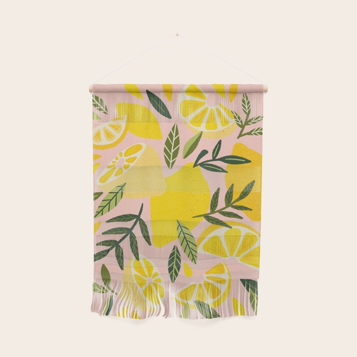 Lemon Blooms - Blush Palette Wall Hanging Gallery Image 1