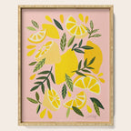Lemon Blooms - Blush Palette Serving Tray Gallery Image 1