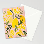 Lemon Blooms - Blush Palette Stationery Card Gallery Image 2