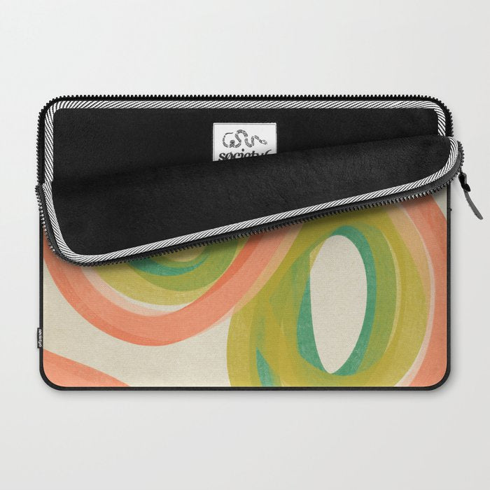 Modern Painting - Spring Abstract #1 Laptop Sleeve Gallery Image 2