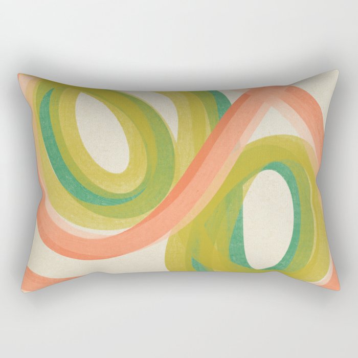 Modern Painting - Spring Abstract #1 Rectangular Pillow Gallery Image 2