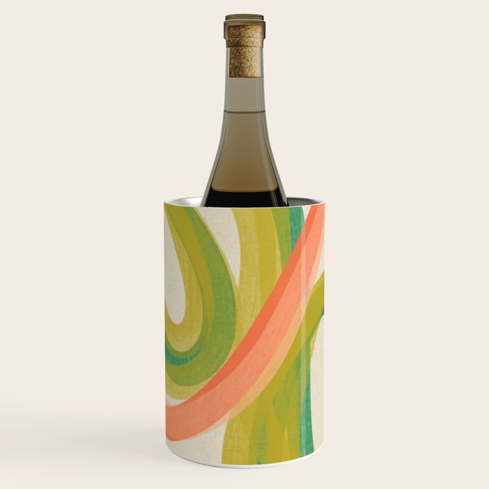 Modern Painting - Spring Abstract #1 Wine Chiller