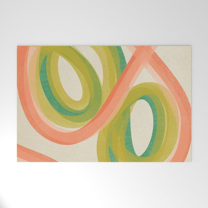 Modern Painting - Spring Abstract #1 Welcome Mat Gallery Image 1