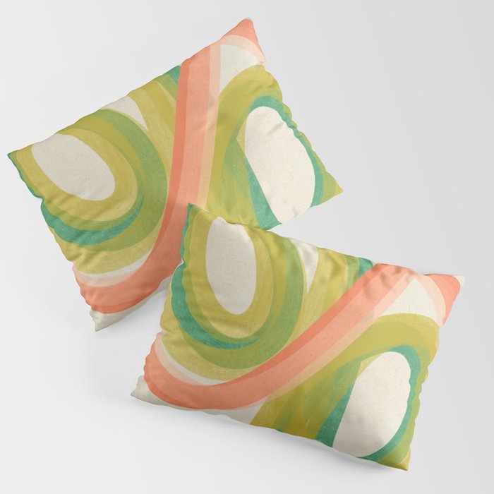 Modern Painting - Spring Abstract #1 Pillow Sham Gallery Image 3