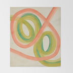 Modern Painting - Spring Abstract #1 Throw Blanket Gallery Image 2