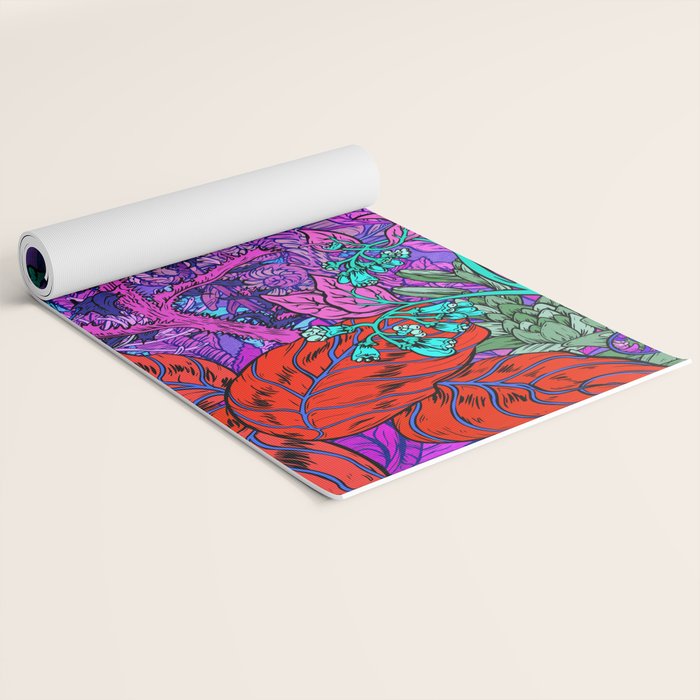 Electric Garden Yoga Mat Gallery Image 2