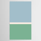 Juniper Color Block Blue and Green Tablecloth Gallery Image 2
