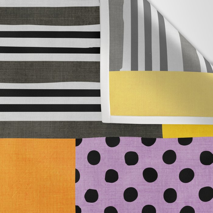 Modern Multicolor Patchwork Design Wall Tapestry Gallery Image 3