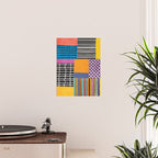 Modern Multicolor Patchwork Design Poster Gallery Image 2