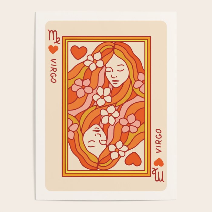 Virgo Playing Card Poster Gallery Image 4