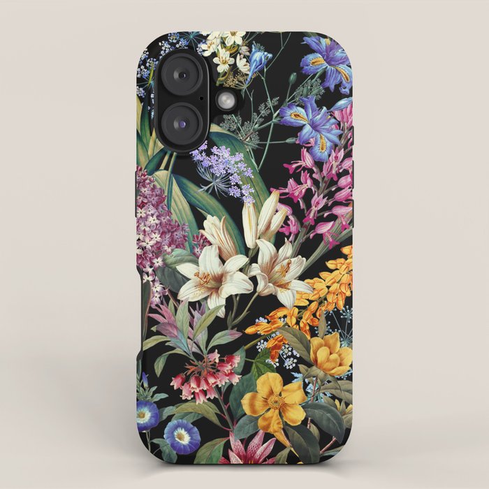 Isolated Blooms II Night iPhone Case Gallery Image 1