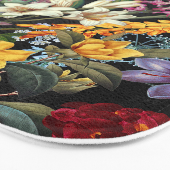 Isolated Blooms II Night Bath Mat Gallery Image 3