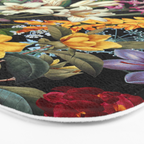 Isolated Blooms II Night Bath Mat Gallery Image 3