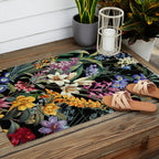 Isolated Blooms II Night Outdoor Rug Gallery Image 2