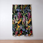 Isolated Blooms II Night Window Curtain Gallery Image 3