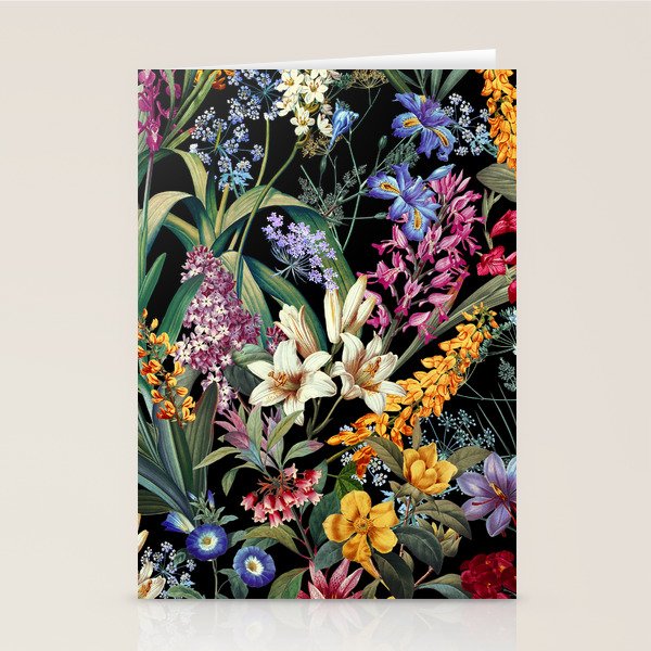 Isolated Blooms II Night Stationery Card Gallery Image 2