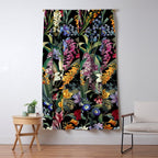 Isolated Blooms II Night Window Curtain Gallery Image 5