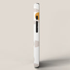 Mid Century Modern organic geometric snow pattern 7 iPhone Case Gallery Image 2