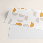 Mid Century Modern organic geometric snow pattern 7 Wrapping Paper Gallery Image 2