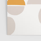 Mid Century Modern organic geometric snow pattern 7 Poster Gallery Image 3