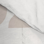 Mid Century Modern organic geometric snow pattern 7 Comforter Gallery Image 4