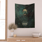 A Part Of The Universe Inside My Head Wall Tapestry Gallery Image 2