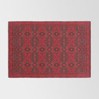 Scarlet Elegance: Oriental Moroccan & Ottoman Artistry Rug Gallery Image 2