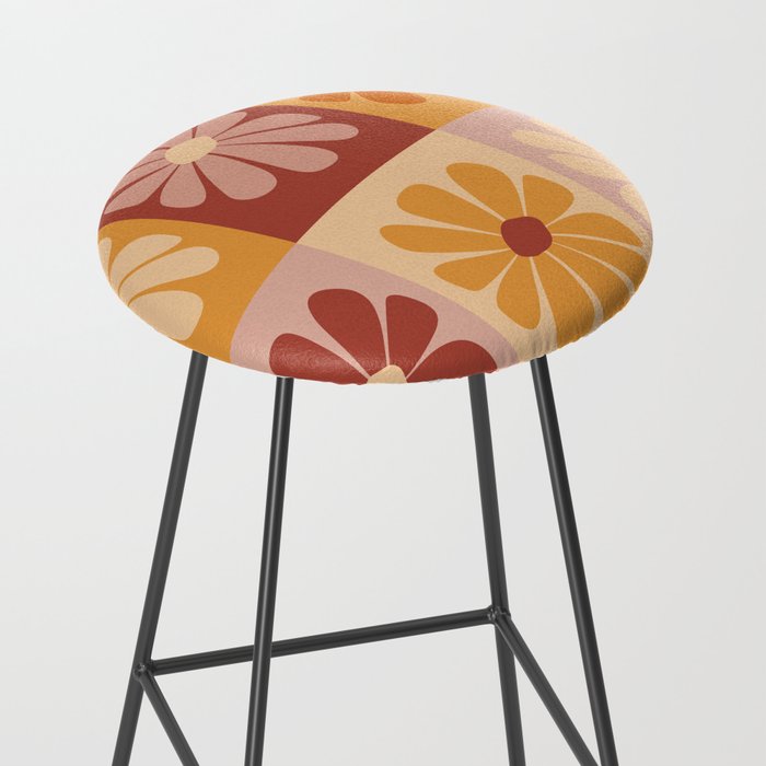 70's Daisy Bloom  Stool Gallery Image 2