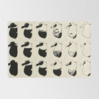 Studies of heredity in rabbits- William E.Castle - 1919 Cute Bunny Pattern Rug Gallery Image 2