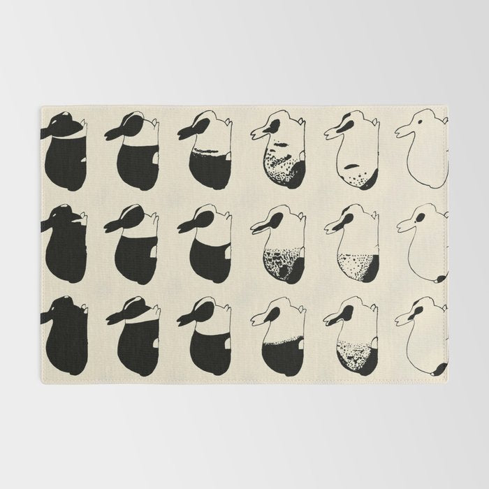 Studies of heredity in rabbits- William E.Castle - 1919 Cute Bunny Pattern Rug Gallery Image 2