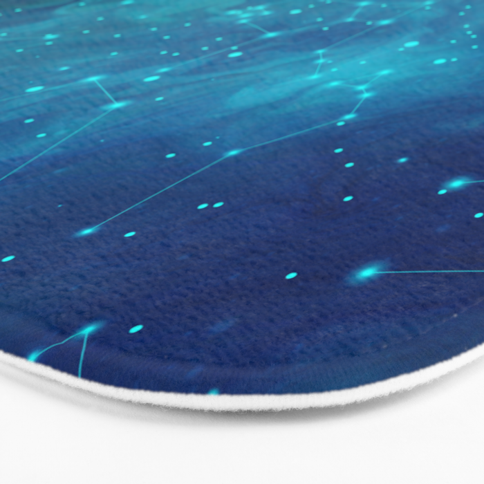 Indigo Nebula Bath Mat Gallery Image 3