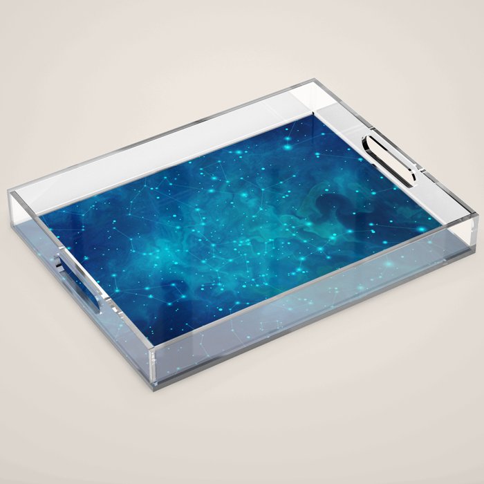 Indigo Nebula Acrylic Tray Gallery Image 1
