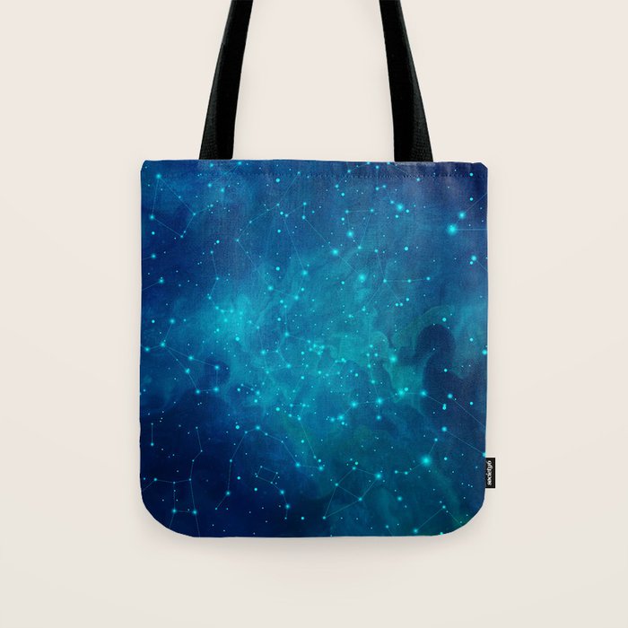 Indigo Nebula Tote Bag Gallery Image 1