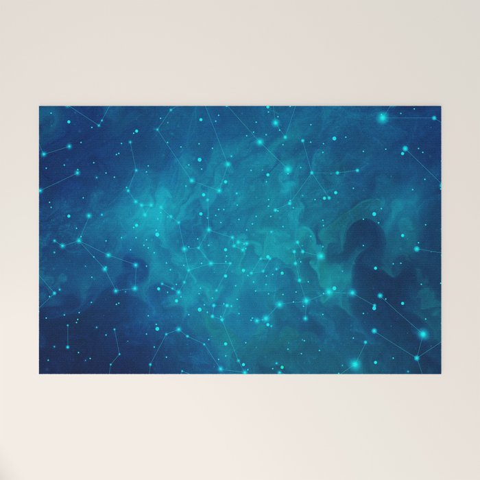 Indigo Nebula Welcome Mat Gallery Image 1
