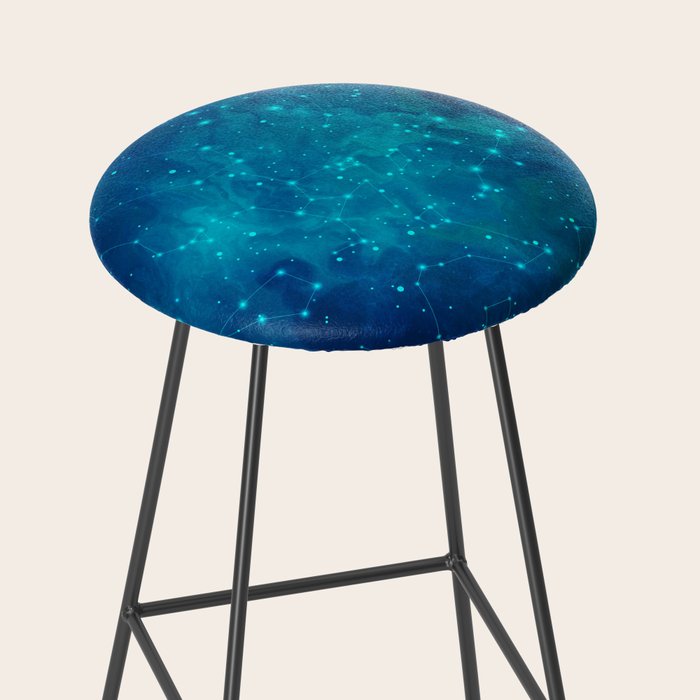 Indigo Nebula Stool Gallery Image 2