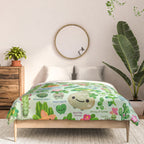 Baby succulent 4 - green Comforter Gallery Image 3