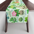 Baby succulent 4 - green Table Runner Gallery Image 1