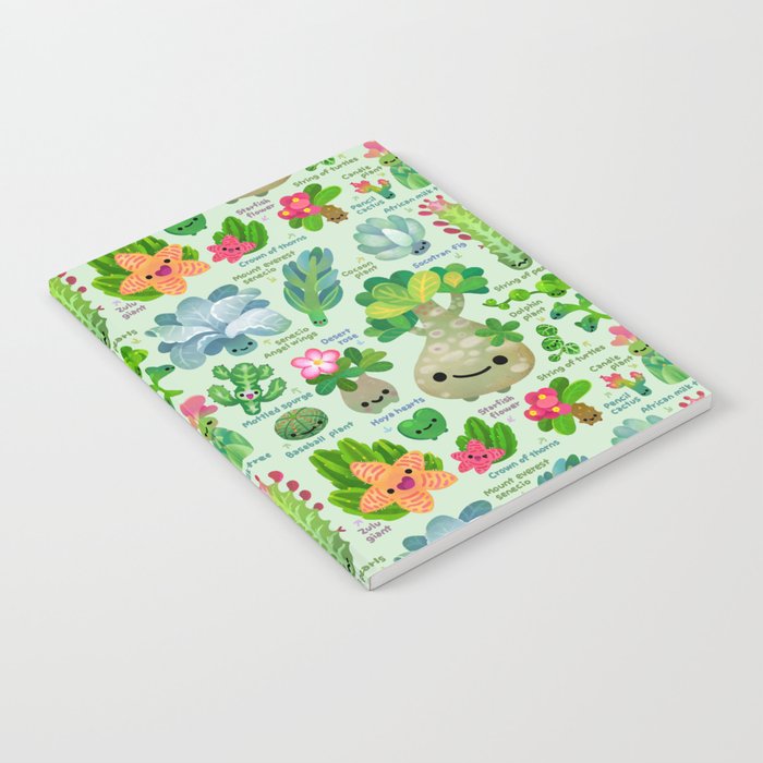 Baby succulent 4 - green Notebook Gallery Image 2