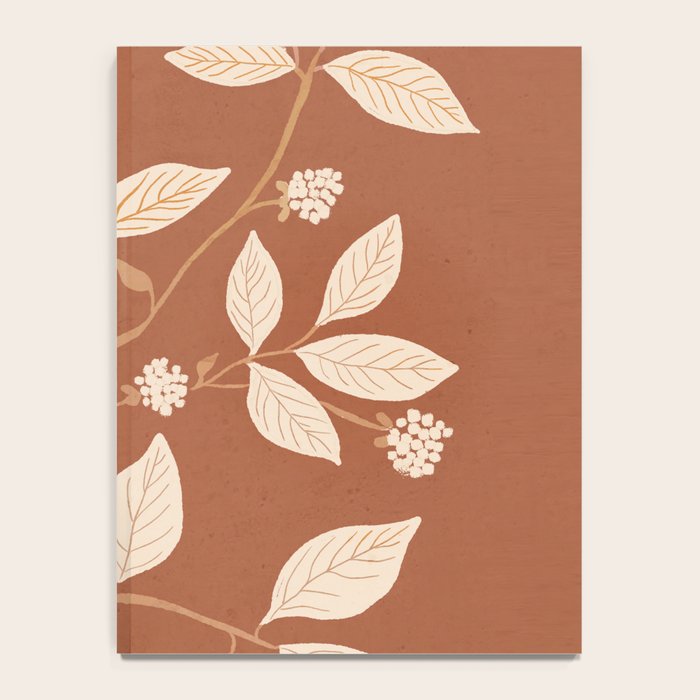 Terracotta Leaves Notebook Gallery Image 4