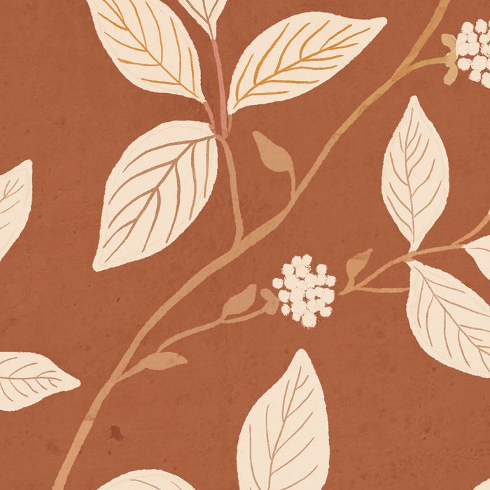 Terracotta Leaves Coffee Mug Gallery Image 2