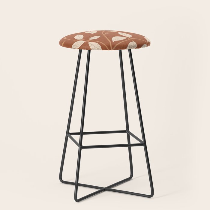 Terracotta Leaves Stool Gallery Image 1