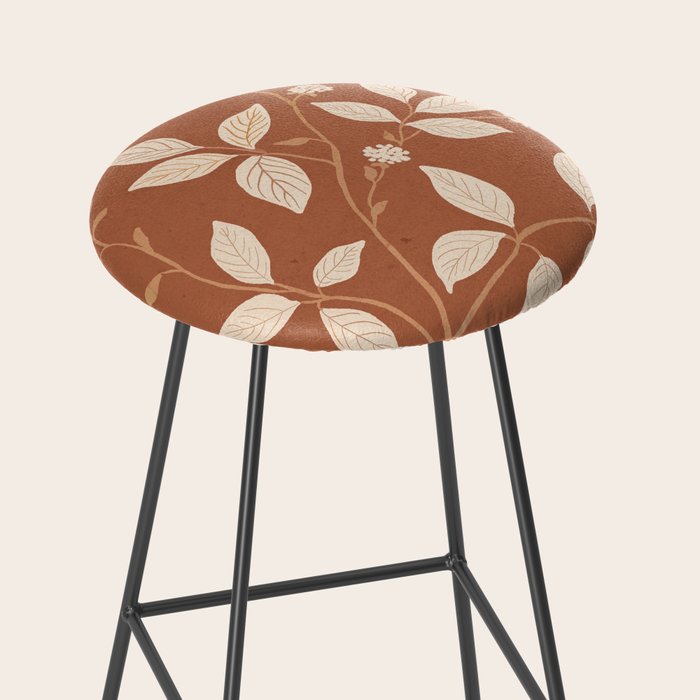 Terracotta Leaves Stool Gallery Image 2
