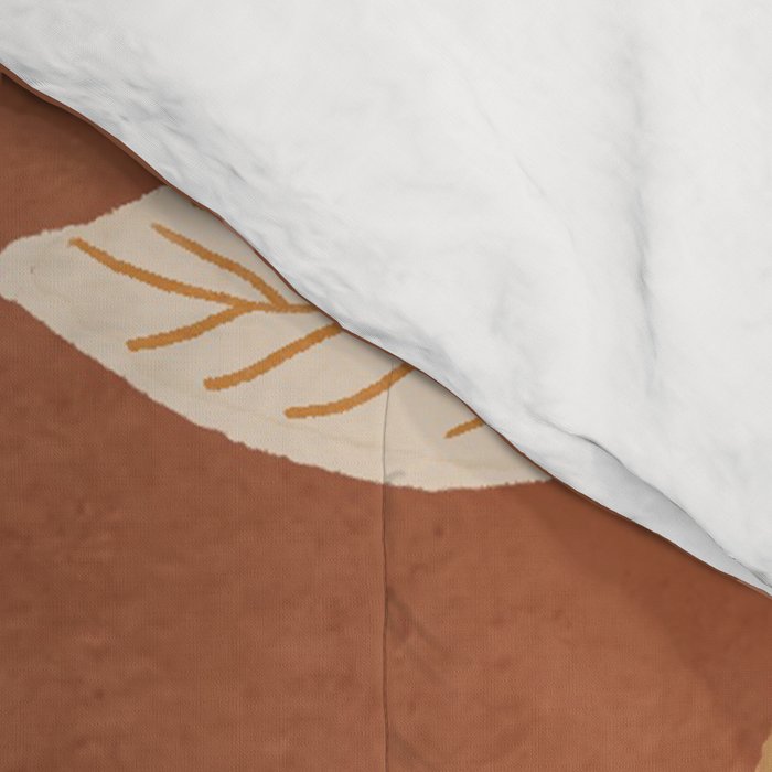 Terracotta Leaves Comforter Gallery Image 4